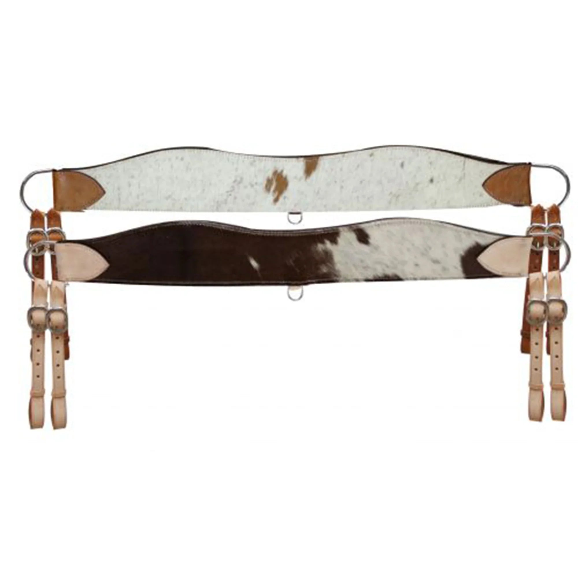 Hair on Cowhide Tripping Collar Horse