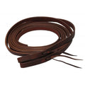 8ft X 5/8" Oiled harness leather split reins