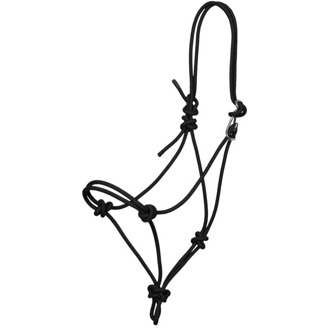 black rope halter