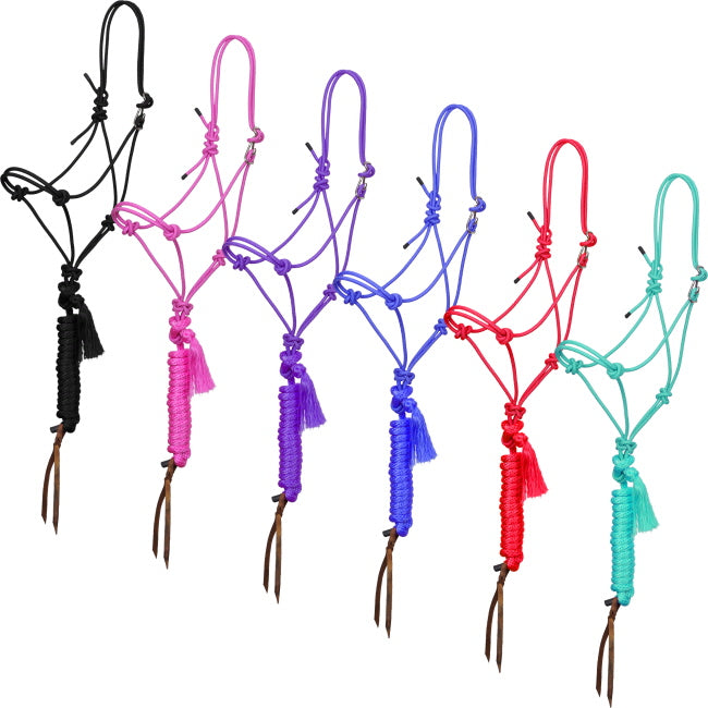 Premium Quick-Tie Cowboy Knot Halter with Lead