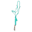 Teal Premium Quick-Tie Cowboy Knot Halter with Lead