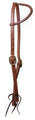 Double buckle sliding one ear headstall