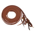 3/4" X 8' Oiled harness leather split reins