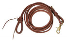 5/8" X 8' Oiled harness leather adjustable roping rein Horse