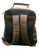 16.5" Hair on Cowhide Leather Backpack handbag