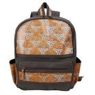 Weathered Steer Leather Backpack handbag