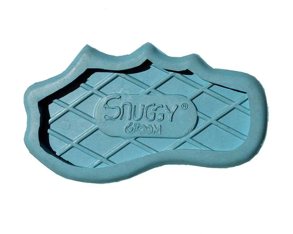 Snuggy® Groomer Soft Teeth Rubber Curry Pacific Blue Horse