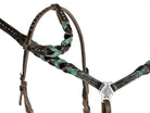 Miracle Braid One Ear Headstall and Breast Collar Set Horse