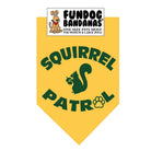 Squirrel Patrol Bandana-Made in USA Dog