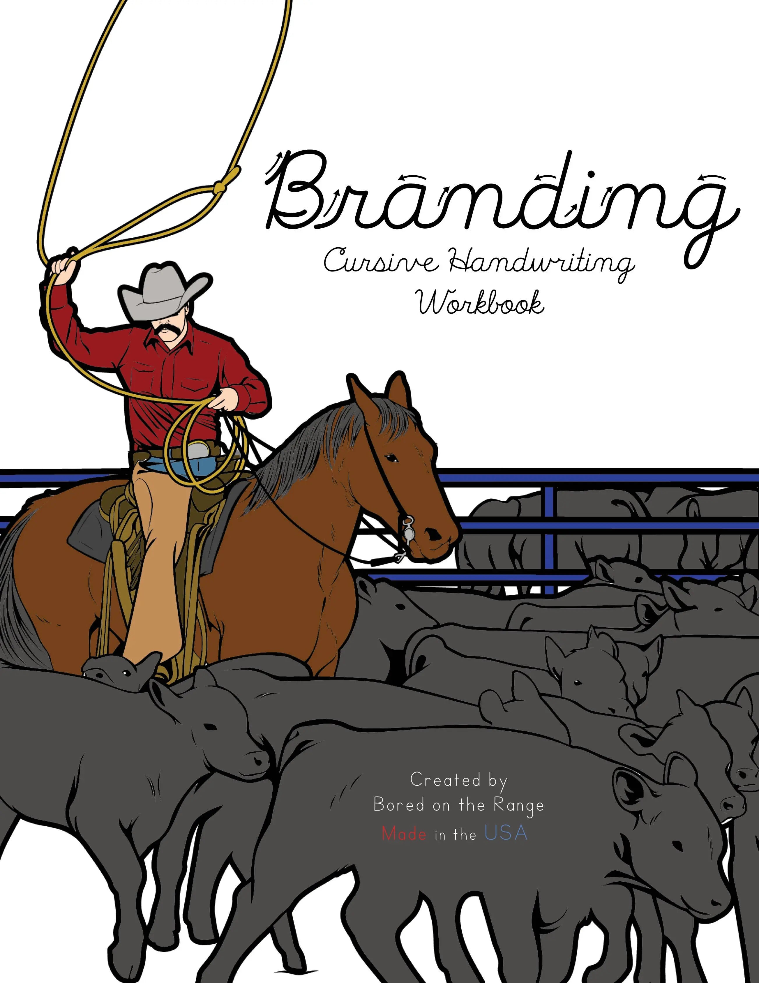 Branding: Cursive Handwriting Workbook Front
