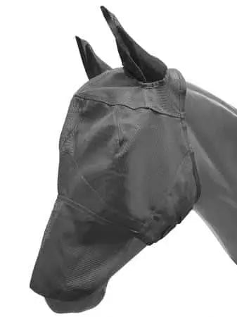 Long Nose Mesh Rip Resistant Pony Size Fly Mask with Ears