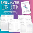 The Barn Manager's Log Book