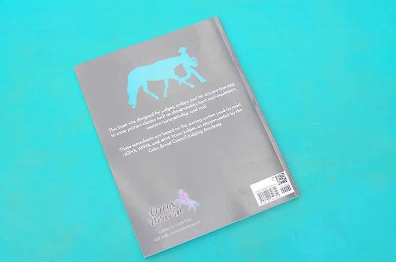The Book Of Horse Show Pattern Scoresheets