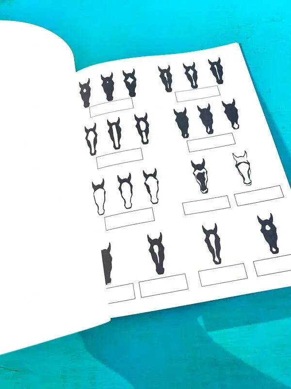 The Book of Equestrian Diagrams & Worksheets Horse
