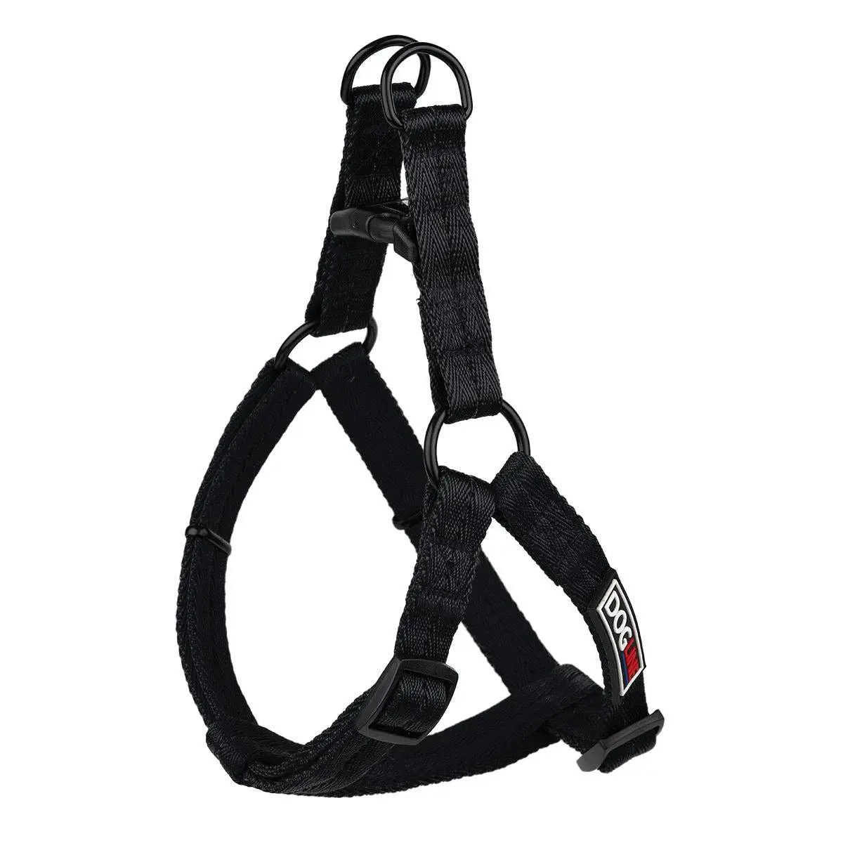 Nylon Flat Step-In Harness Black