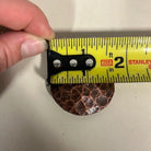 Copper hammered concho with Screw.