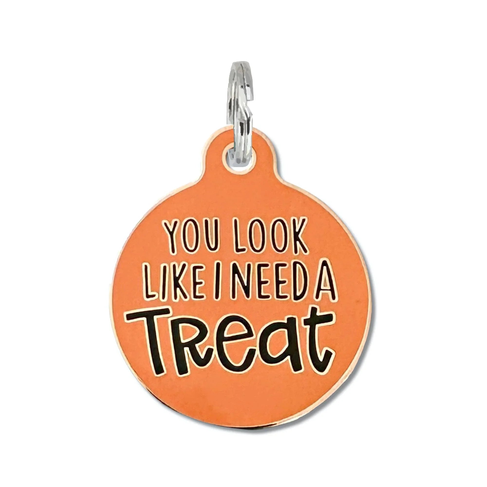 Dog ID Tag or Collar Charm: You Look Like You Need a Treat