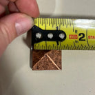Copper pyramid shape concho with Screw
