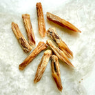 Freeze-dried Duck Tongues treats in light brown circular pattern