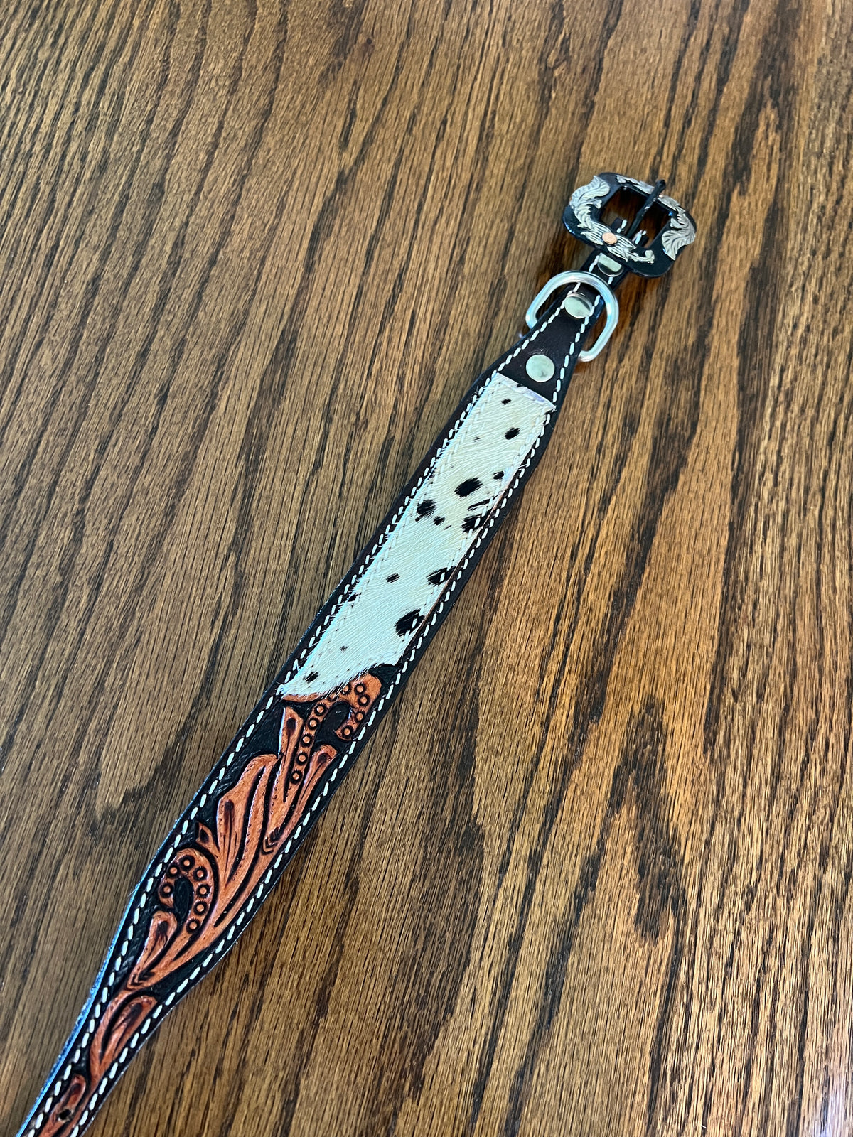 Tool Cowhide Leather Dog Collar