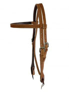 Argentina Harness Cow Leather Browband Headstall Horse