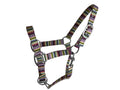 Multi Color Halter pattern in orange, pink, blue, and yellow- Pony Size