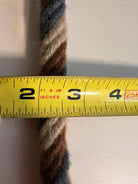 Dust & Denim Mohair Mecate Reins - 22 Ft thick twisted multicolored rope
