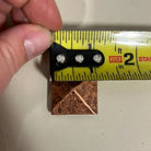 Copper pyramid shape concho with Screw
