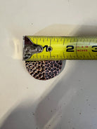 Copper hammered concho with Screw- size