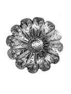 Silver Sunflower Concho with Screw.