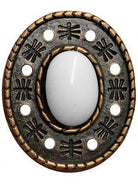 Copper Embossed Concho with Screw