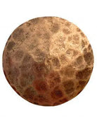 Copper hammered concho with Screw.