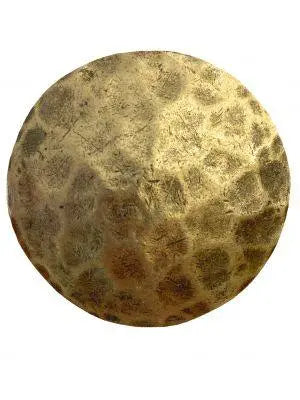 Gold Tone hammered concho with Screw