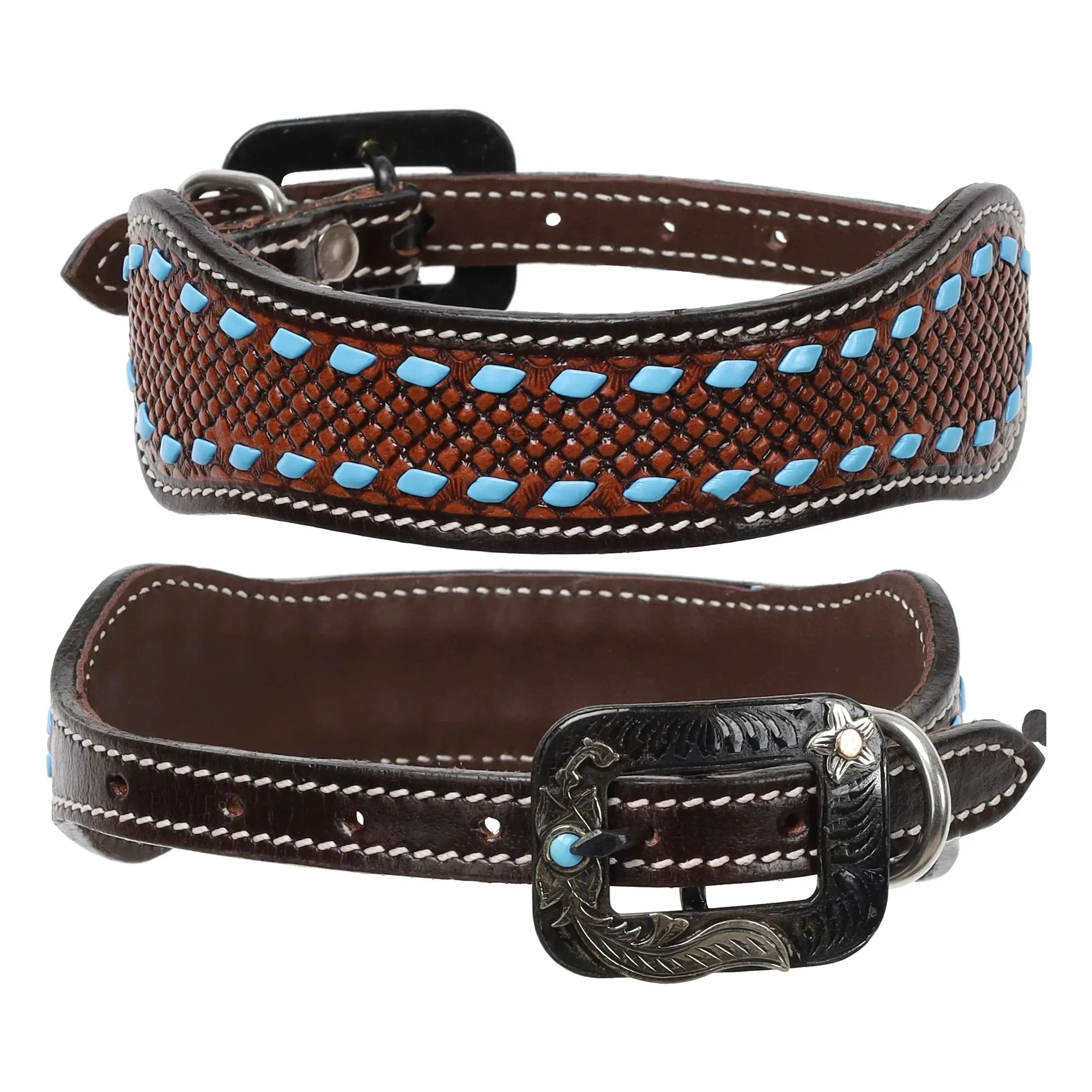 Stetson Leather Dog Collar Dog