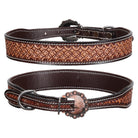 Waffle Leather Dog Collar