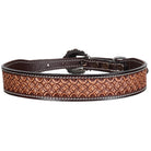 Waffle Leather Dog Collar