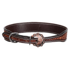 Waffle Leather Dog Collar