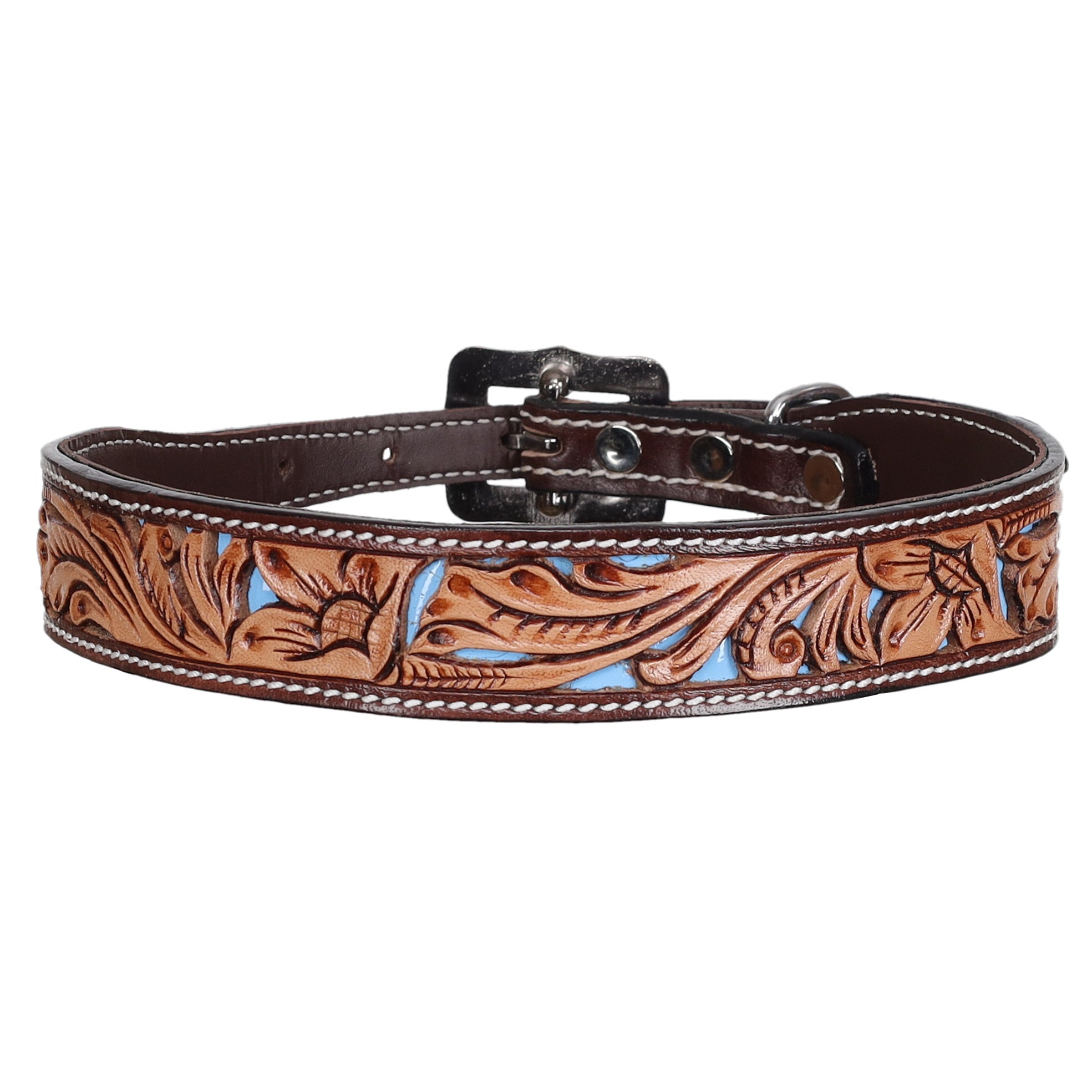 Buttercup Leather Dog Collar