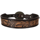 Timber Blossom Leather Dog Collar Dog