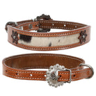 Leather Lilly Cowhide Dog Collar Dog