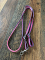Pink & Purple Filigree Rolled Nylon Contest Reins