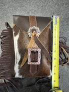 Hair on Cowhide Saddle Bag Rear Cinch
