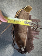 Hair on Cowhide Saddle Bag Rear Cinch