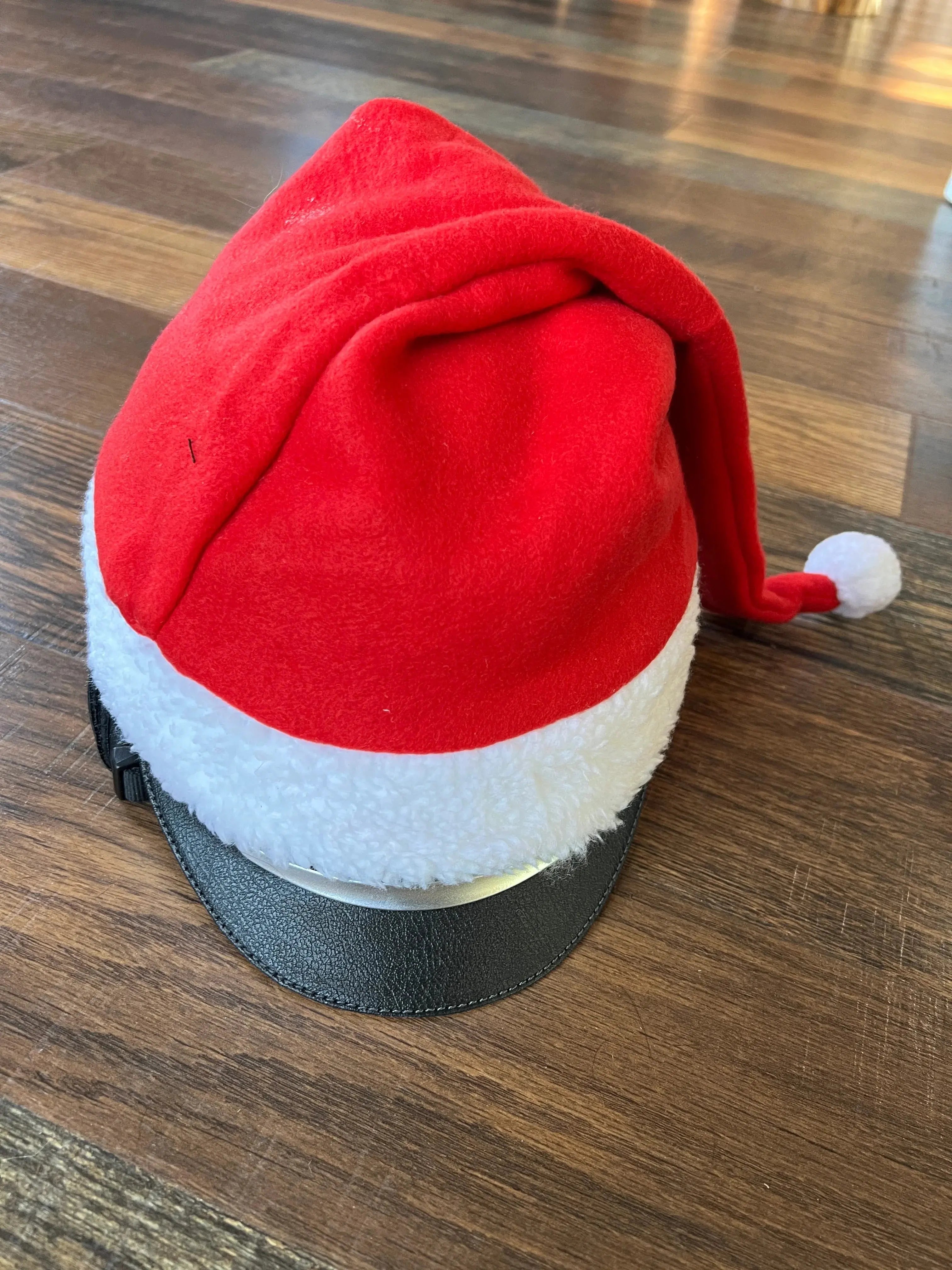 Helmet Sized Santa Hat Horse Tack
