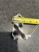 Cowhide Western Leather Christmas Ornament - Boot - Sold Individually