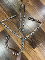 Nylon Cow Print One Ear Headstall and Breast Collar Set HORSE SIZE
