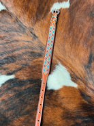 Crystal Rhinestone Collar -Maroon & Blue Dog