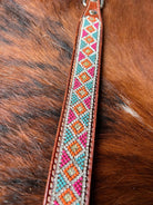 Crystal Rhinestone Collar -Pink & Blue Dog