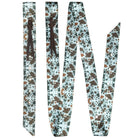 Powder Blue Longhorn Nylon Tie Strap and Off Billet Set