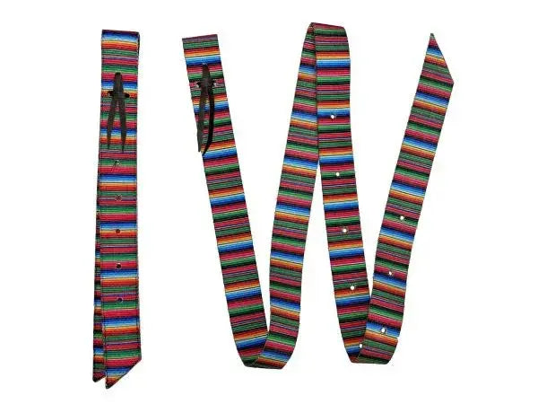 Premium Serape Nylon Tie Strap and Off Billet Set Horse